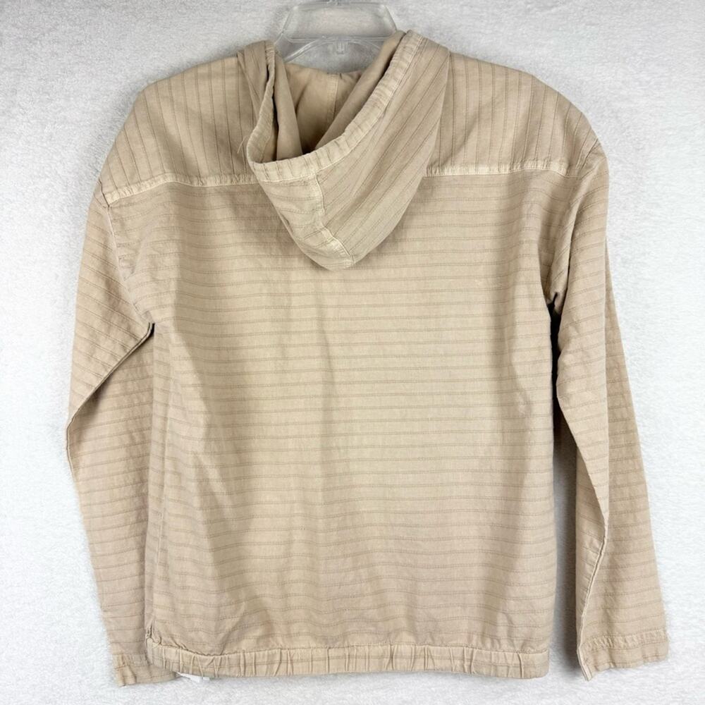 PrAna Women's Farin Textured Hooded Pullover Top/Jacket In Stone Cream Size S‎ - Picture 9 of 15